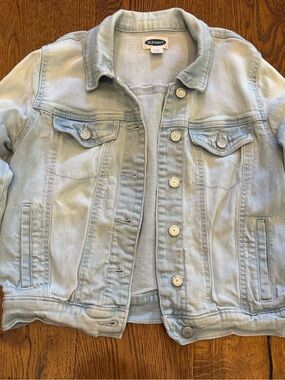 Old Navy Light Wash Denim Jacket - Girl XL 14